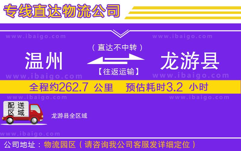 溫州到龍游縣貨運(yùn)專(zhuān)線(xiàn)